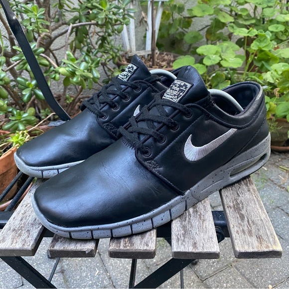 Nike Stefan Janoski Max NYC Edition Men's Size 11.5 Black Leather 749678-001 - Picture 4 of 15